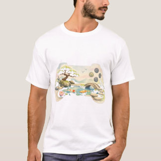 Zen Gaming Controller | Peaceful Japanese Garden D Tシャツ