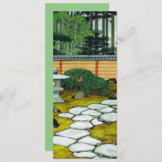 Zen Garden 招待状 (正面/裏面)