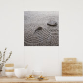 Zen Garden Detail. ポスター (キッチン)