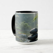 Zen Garden Serenity Mug style nr.2 マグカップ (正面左)