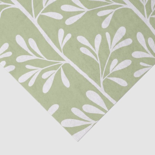 Zen Garden Stems Bright Minimal Botanical 薄葉紙 (詳細)