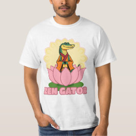 Zen Gator Tシャツデザイン Tシャツ