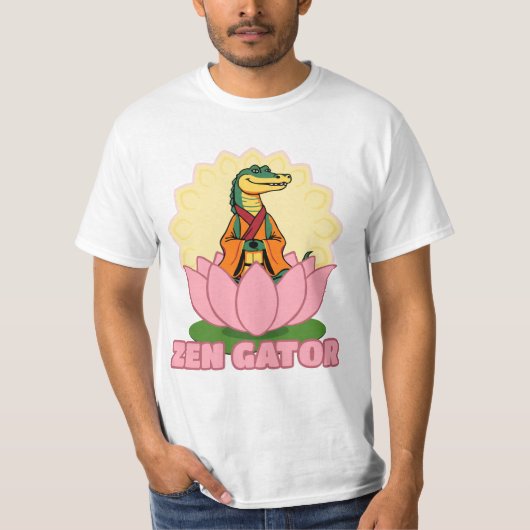 Zen Gator Tシャツデザイン Tシャツ (正面)