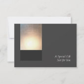 Zen Glow美しいウェルネスギフトカードアナウンス 案内状 (正面)