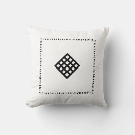 Zen Harmony Pillow | Minimalist Tibetan Art Cushio クッション