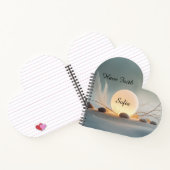 Zen Heart Journal: Full Wrap Healing Stationery ノートブック (内部)