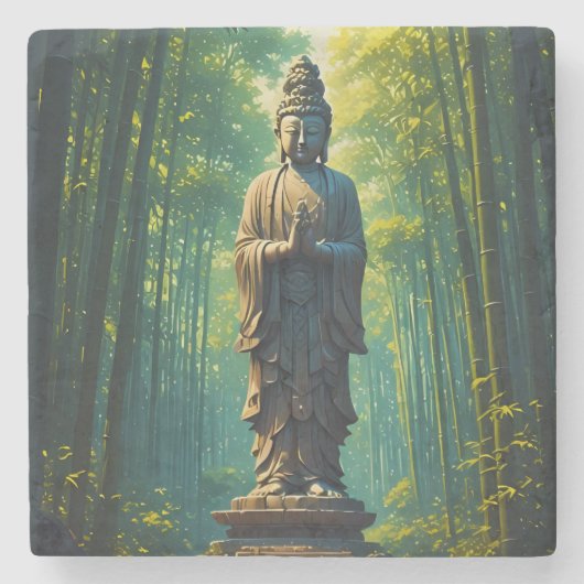 Zen in the Bamboo Grove ストーンコースター (正面)