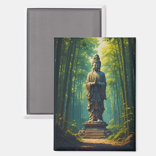 Zen in the Bamboo Grove マグネット (正面/裏面)