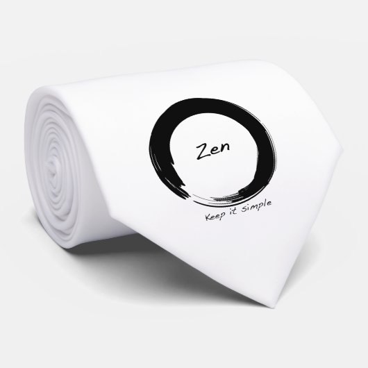 Zen: Keep it simple ネクタイ (ロール)
