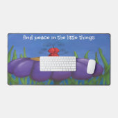 Zen Ladybug デスクマット (キーボード&マウス)