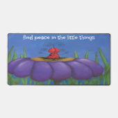 Zen Ladybug デスクマット (正面)