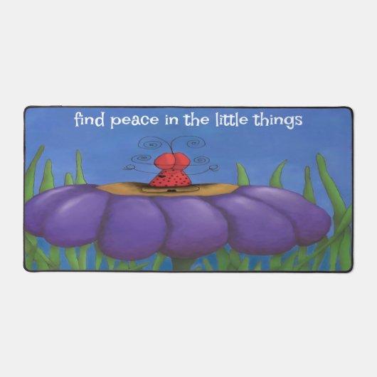 Zen Ladybug デスクマット (正面)