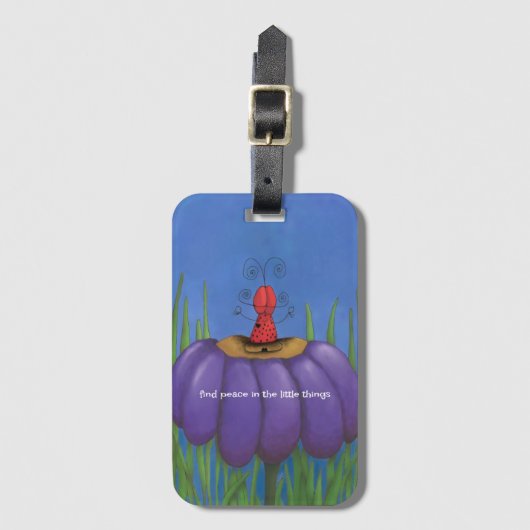 Zen Ladybug ラゲッジタグ (正面縦)