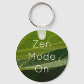 Zen Leaf Keychain - "Zen Mode" キーホルダー (正面)
