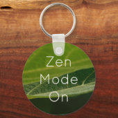 Zen Leaf Keychain - "Zen Mode" キーホルダー (正面)