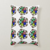 Zen Leaf Mandala アクセントクッション (裏面(縦))