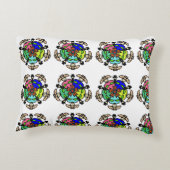 Zen Leaf Mandala アクセントクッション (裏面)