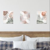 Zen Leaf Zen Minimalist Wall Art (寝室)