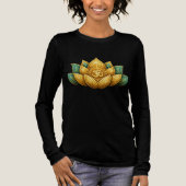 Zen Lotus Mandala - Spiritual Growth & Positive En トライブレンドTシャツ (正面)