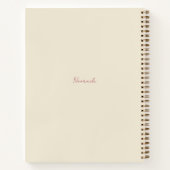 Zen Lotus Stained Glass Zentangle Journal ノートブック (裏面)