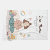 Zen Mama 落ち着いた子育てアート キッチンタオル (横)