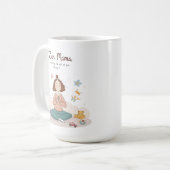 Zen Mama Calm Motherhood Art コーヒーマグカップ (正面左)