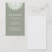 Zen Massage名刺 名刺 (正面/裏面)
