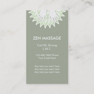 Zen Massage名刺 名刺