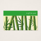 Zen Massage Hlギフトカード (裏面)