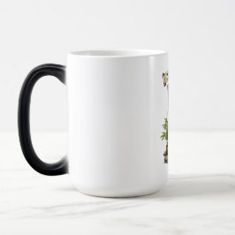 Zen Master Cat Funny Chill Gray Tabby Cat Gift  モーフィングマグカップ