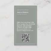 Zen Meditation 名刺 (裏面)