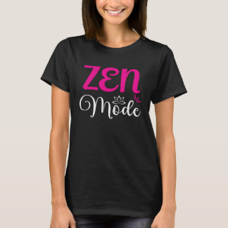 Zen Mode Lotus Flower Yoga Zen Meditation Namaste  Tシャツ