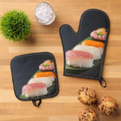 Zen Nigiri Set – Calm & Cook in Style 鍋つかみ&鍋敷きセット (トップダウン)