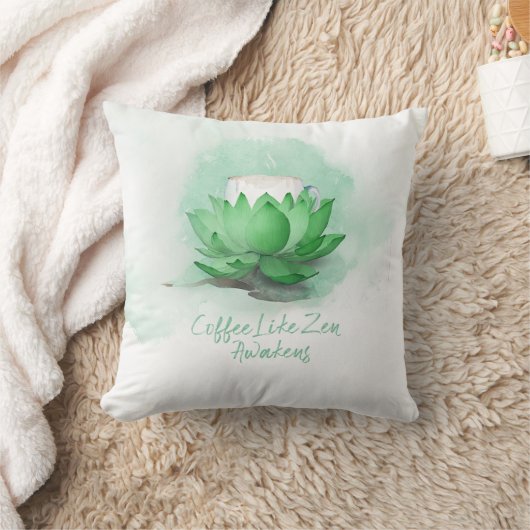 Zen of Coffee クッション (ブランケット)