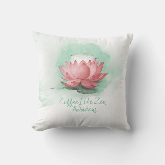 Zen of Coffee クッション (正面)