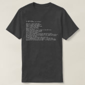 Zen of Python Tシャツ (デザイン正面)