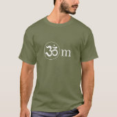 Zen OmオウムシンボルミニマリストOlive Khaki Tシャツ (正面)