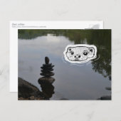 Zen otter ポストカード (正面/裏面)