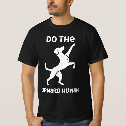 Zen PawsメンズブラックTシャツ Tシャツ (正面)