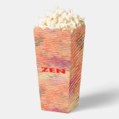 Zen red reeds popcorn boxes フェイバーボックス (はじけた状態)