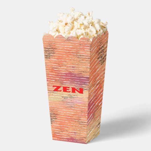 Zen red reeds popcorn boxes フェイバーボックス (はじけた状態)