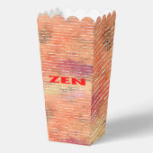 Zen red reeds popcorn boxes フェイバーボックス (正面)