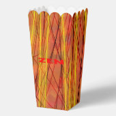 Zen red wire popcorn boxes フェイバーボックス (正面)