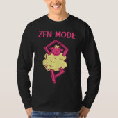 Zen sheep Yoga  Animals Workout Calm Tシャツ (正面)