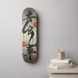 Zen Skateboard – Japanese Ukiyo-e Inspired Art スケートボード