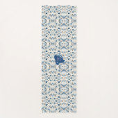 ZEN：Soft Blue & White Serenity Customizable  ヨガマット (正面)