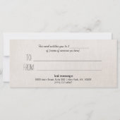 Zen Stoneマッサージセラピスト商品券 (裏面)