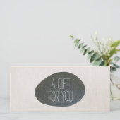 Zen Stoneマッサージセラピスト商品券 (スタンド正面)