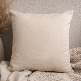 Zen Stone Spiral Throw Pillow クッション