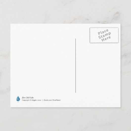 Zen Stonesはがき ポストカード (裏面)